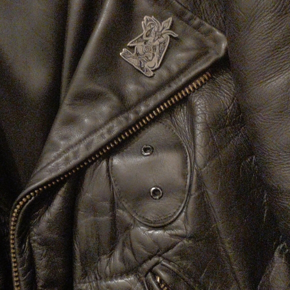 California highway patrolmens leather jacket